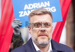 Spotkanie Adriana Zandberga z wyborcami w Olsztynie