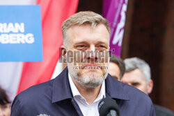 Spotkanie Adriana Zandberga z wyborcami w Olsztynie