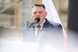 Sławomir Mentzen w Nowym Sączu