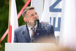 Sławomir Mentzen w Nowym Sączu