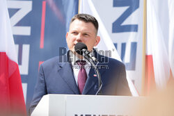 Sławomir Mentzen w Nowym Sączu