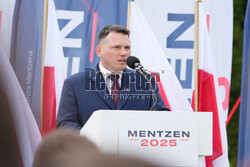 Sławomir Mentzen w Nowym Sączu