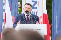 Sławomir Mentzen w Nowym Sączu