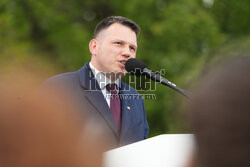 Sławomir Mentzen w Nowym Sączu