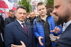 Sławomir Mentzen w Nowym Sączu