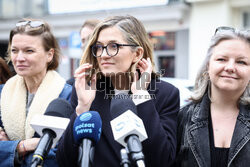 Magdalena Biejat i aktywistki aborcyjne
