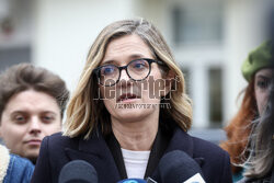 Magdalena Biejat i aktywistki aborcyjne