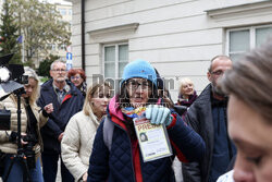 Magdalena Biejat i aktywistki aborcyjne
