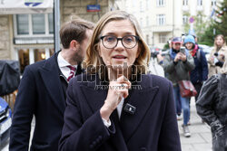 Magdalena Biejat i aktywistki aborcyjne