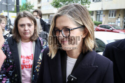 Magdalena Biejat i aktywistki aborcyjne