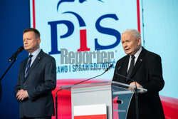 Konferencja PiS na zakończenie kampanii wyborczej