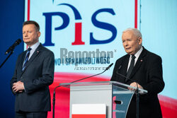 Konferencja PiS na zakończenie kampanii wyborczej