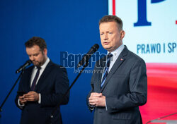 Konferencja PiS na zakończenie kampanii wyborczej
