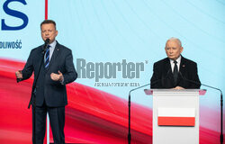 Konferencja PiS na zakończenie kampanii wyborczej