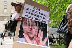 Protest przed siedzibą Komisji Europejskiej