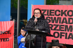 Protest przed siedzibą Komisji Europejskiej