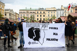 Antyimigrancka pikieta Młodzieży Wszechpolskiej