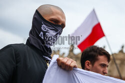 Antyimigrancka pikieta Młodzieży Wszechpolskiej