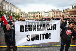 Antyimigrancka pikieta Młodzieży Wszechpolskiej