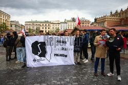 Antyimigrancka pikieta Młodzieży Wszechpolskiej