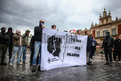 Antyimigrancka pikieta Młodzieży Wszechpolskiej