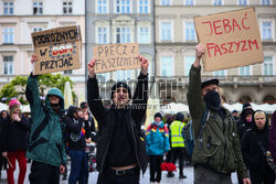 Antyimigrancka pikieta Młodzieży Wszechpolskiej