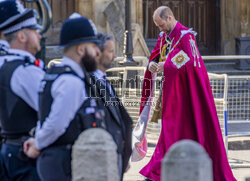 Król Karol III w Opactwie Westminsterskim