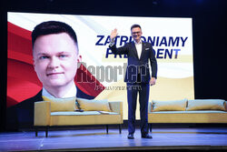 Finał kampanii Szymona Hołowni