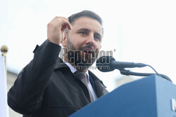 Sławomir Mentzen w Oświęcimiu