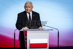 Konferencja PiS na zakończenie kampanii wyborczej
