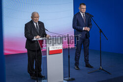 Konferencja PiS na zakończenie kampanii wyborczej