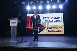 Finał kampanii Szymona Hołowni