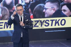 Finał kampanii Szymona Hołowni