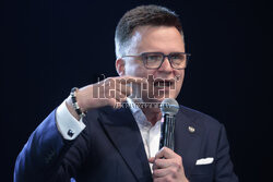 Finał kampanii Szymona Hołowni
