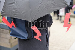 Demonstracja solidarnościowa z przychodnią aborcyjną Abotak