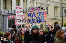 Demonstracja solidarnościowa z przychodnią aborcyjną Abotak