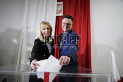 Wybory prezydenckie 2025 - głosowania VIP-ów