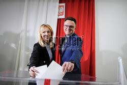 Wybory prezydenckie 2025 - głosowania VIP-ów