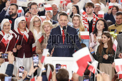 Wieczór wyborczy Rafała Trzaskowskiego