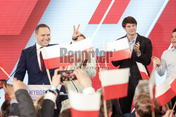 Wieczór wyborczy Karola Nawrockiego