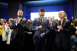 Wieczór wyborczy Szymona Hołowni