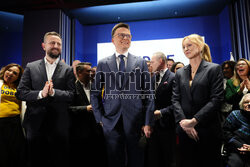 Wieczór wyborczy Szymona Hołowni
