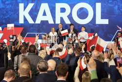 Wieczór wyborczy Karola Nawrockiego