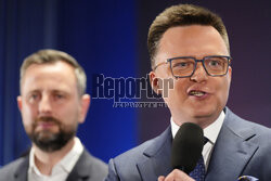 Wieczór wyborczy Szymona Hołowni