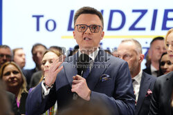 Wieczór wyborczy Szymona Hołowni