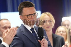 Wieczór wyborczy Szymona Hołowni