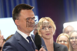 Wieczór wyborczy Szymona Hołowni