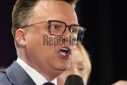 Wieczór wyborczy Szymona Hołowni