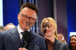Wieczór wyborczy Szymona Hołowni