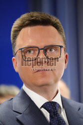 Wieczór wyborczy Szymona Hołowni